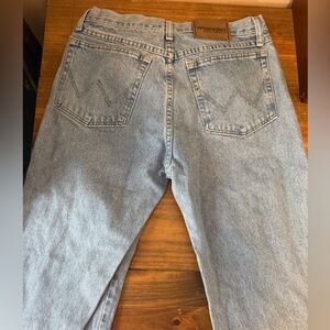 Mens Wrangler Classic Denim Jeans in Light Blue